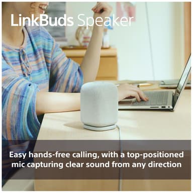 Sony LinkBuds langaton kannettava kaiutin (vaaleanharmaa)