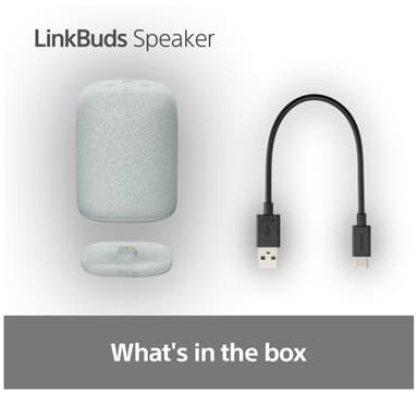 Sony LinkBuds langaton kannettava kaiutin (vaaleanharmaa)