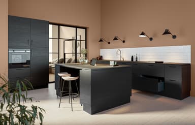 Epoq Edge laatikon paneeli keittiöön 100x13 (Black Ash)