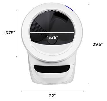 Whisker Litter-Robot 4 automaattinen kissanhiekkalaatikko - Valkoinen