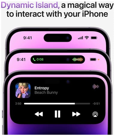 iPhone 14 Pro Max – 5G älypuhelin 128 GB (tummanvioletti)