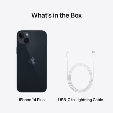 iPhone 14 Plus – 5G älypuhelin 512 GB (keskiyö)