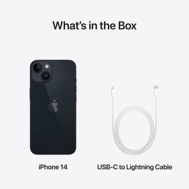 iPhone 14 – 5G älypuhelin 128 GB (keskiyö)