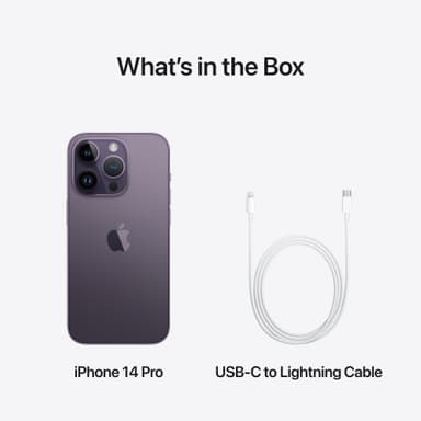 iPhone 14 Pro – 5G älypuhelin 256 GB (tummanvioletti)