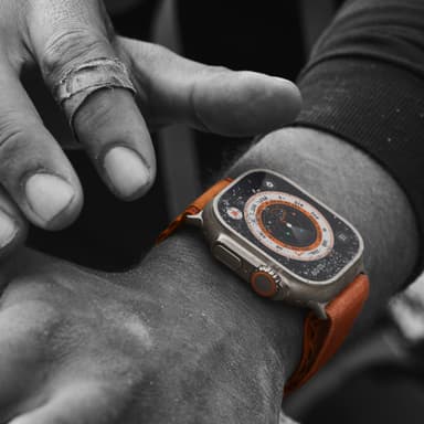 Apple Watch Ultra 49mm GPS+CEL Titanium M (vihreä / Alpine-ranneke)