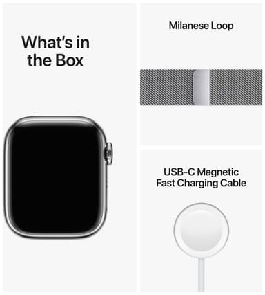 Apple Watch Series 8 41mm Cellular (hopea ru. ter. / hop. Milanese)