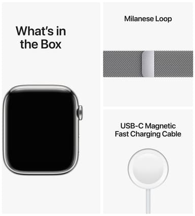 Apple Watch Series 8 45mm Cellular (hopea ru. ter. / hop. Milanese)