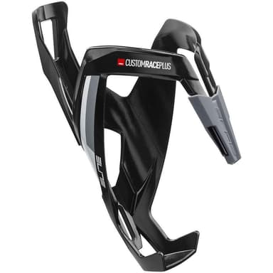 Elite Bottle Cage Custom Race+, Pullon pidikkeet Musta/Harmaa