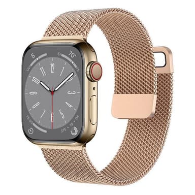 Milanese Rannekoru Apple Watch 8 (45mm) - Ruusu