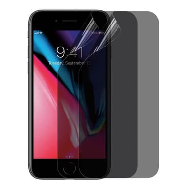 2-kpl Privacy Näytönsuoja 3D Pehmeä HydroGel Apple iPhone 7/8 Plus