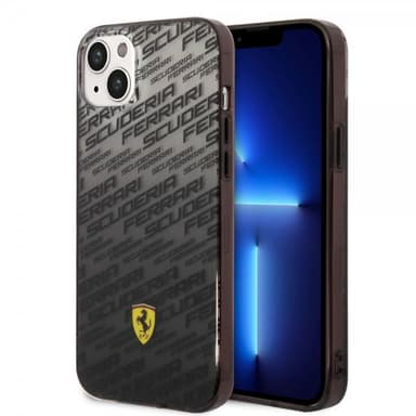 Ferrari iPhone 14 Plus Kuori Gradient Scuderia Musta