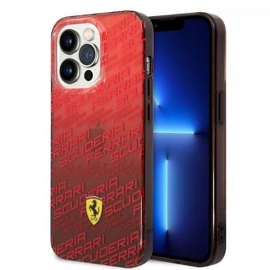 Ferrari iPhone 14 Pro Max Kuori Gradient Scuderia Punainen