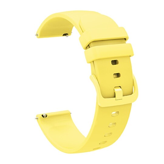 SKALO Silikoniranneke Huawei Watch 3/3 Pro - Keltainen