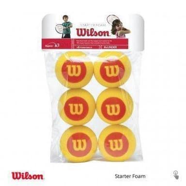 Wilson Starter Foam (6-Pack), Tennis pallot