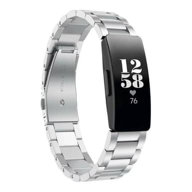 Rannekoru ruostumatonta terästä Fitbit Inspire 3 - Hopea