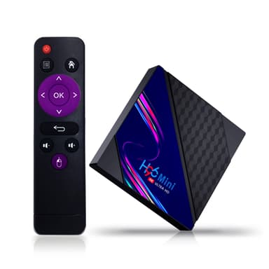 H96 Mini RK3228A TV Box Android 10.0 4K 2.4G EU Musta 2 GB+16 GB
