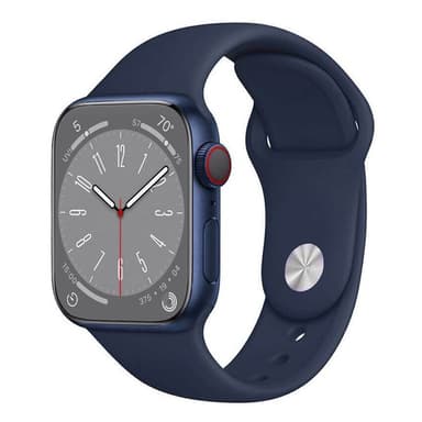 Urheiluranneke Apple Watch 8 (45mm) - Sininen musta