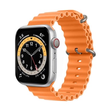 RIB Urheiluranneke Apple Watch 6 (40mm) - Oranssi