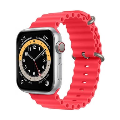 RIB Urheiluranneke Apple Watch 6 (40mm) - Punainen