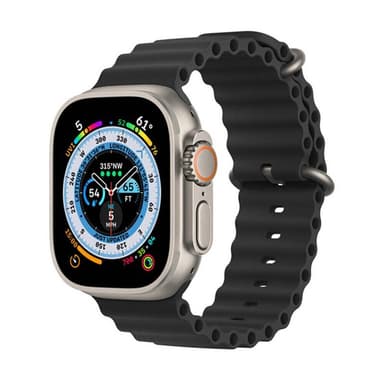 RIB Urheiluranneke Apple Watch Ultra (49mm) - Musta