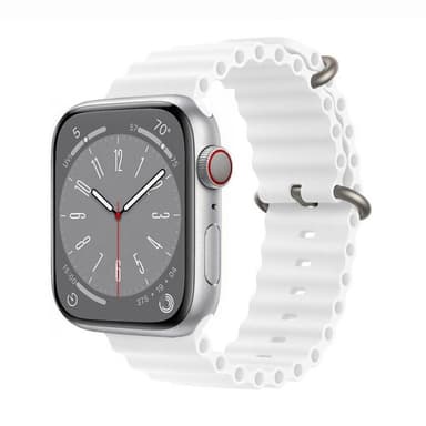 RIB Urheiluranneke Apple Watch 8 (41mm) - Valkoinen