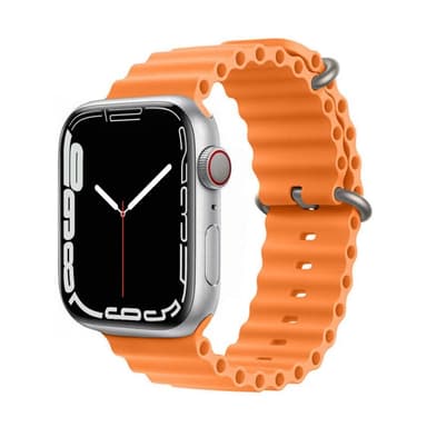 RIB Urheiluranneke Apple Watch 7 (41mm) - Oranssi