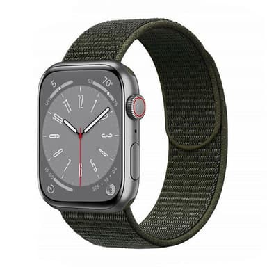 Nailon Rannekoru Apple Watch 8 (45mm) - Military Khaki