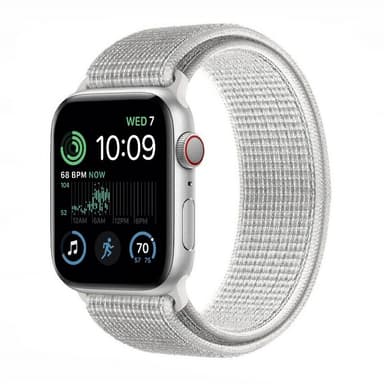 Nailon Rannekoru Apple Watch SE 2022 (44mm) - Summit White