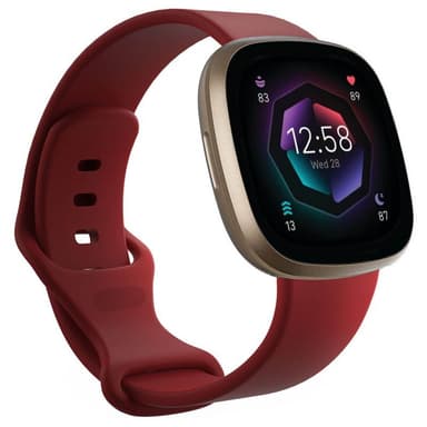 Sport Rannekoru Fitbit Sense 2 - Tpunainen