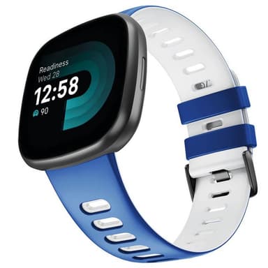 Twin Sport Rannekoru Armband Fitbit Versa 4 - Sinivalkoinen