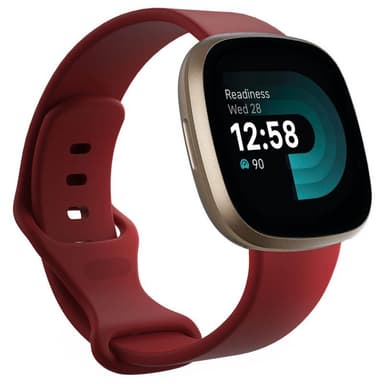 Sport Rannekoru Fitbit Versa 4 - Tpunainen