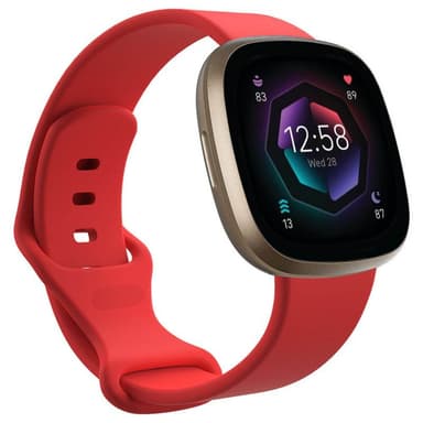 Sport Rannekoru Fitbit Sense 2 - Punainen