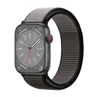 Nailon Rannekoru Apple Watch 8 (45mm) - Anchor grey