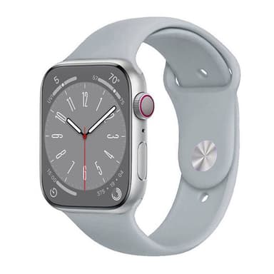 Urheiluranneke Apple Watch 8 (45mm) - Vaaleanharmaa