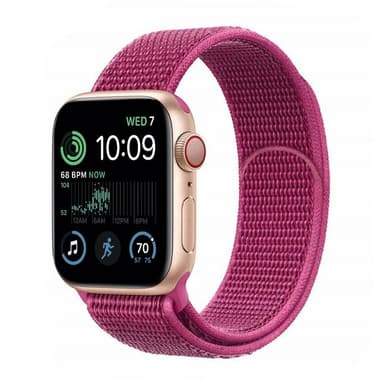 Nailon Rannekoru Apple Watch SE 2022 (44mm) - Dragon Fruit