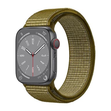 Nailon Rannekoru Apple Watch 8 (45mm) - Olive flak