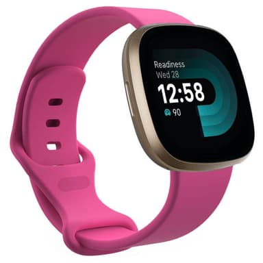 Sport Rannekoru Fitbit Versa 4 - Vaaleanpunainen