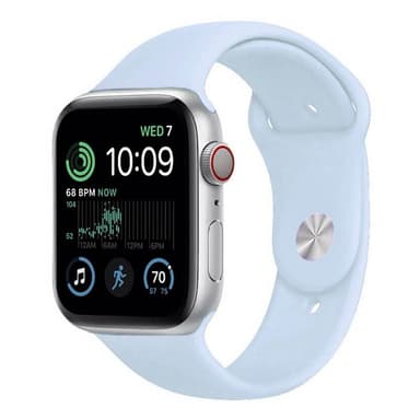 Urheiluranneke Apple Watch SE 2022 (44mm) - Vaaleansininen