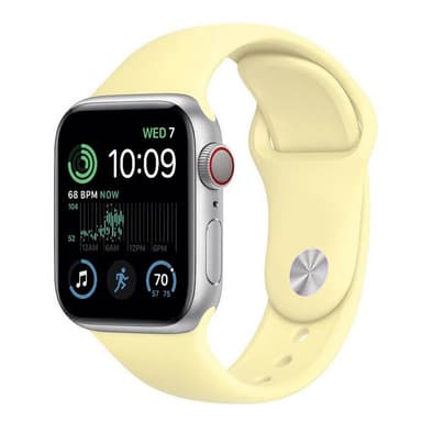 Urheiluranneke Apple Watch SE 2022 (40mm) - Light yellow