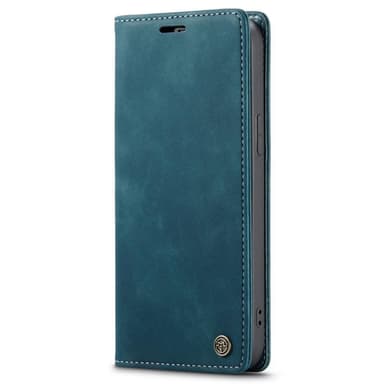 CASEME Retro lompakkokotelo iPhone 14 Plus - Sininen