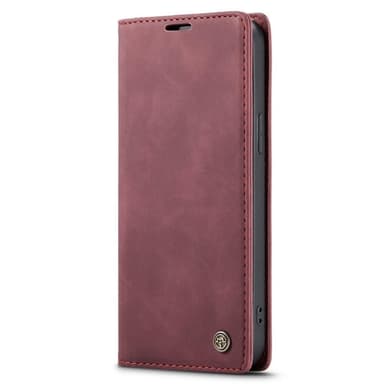 CASEME Retro Lompakkokotelo iPhone 14 Plus - Punainen
