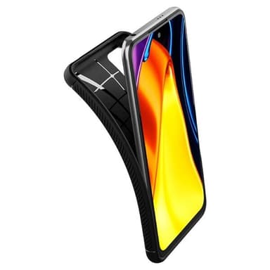 Spigen Rugged Armor Case Xiaomi Redmi Note 10 5G - Musta
