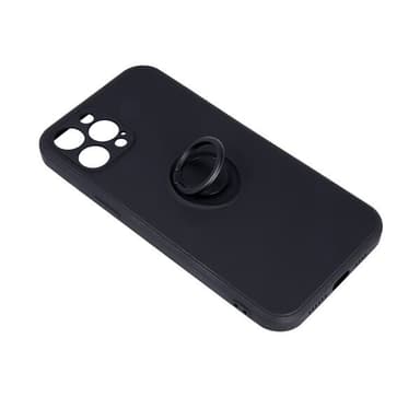 Suojakuori rengaspidikkeellä Xiaomi Redmi Note 9s / 9 Pro / 9 Pro Maxille - musta
