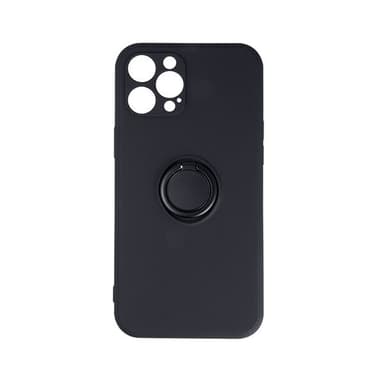 Suojakuori rengaspidikkeellä Xiaomi Redmi Note 9s / 9 Pro / 9 Pro Maxille - musta