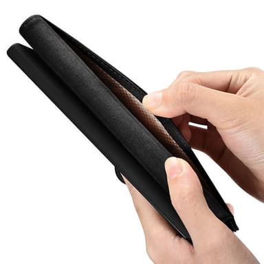 iCarer Nahkainen lompakkokotelo Samsung Galaxy S23 Plus -puhelimelle - musta
