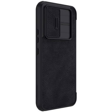 Nillkin Qin Leather Pro Case Samsung Galaxy A54 5G -puhelimelle - musta