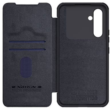 Nillkin Qin Leather Pro Case Samsung Galaxy A54 5G -puhelimelle - musta