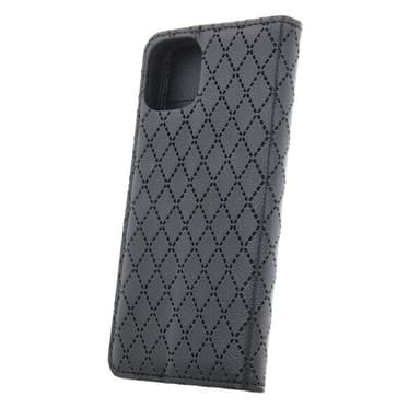 Smart Caro Kotelo telineellä ja korttitaskuilla Xiaomi Redmi Note 11 4G - Musta