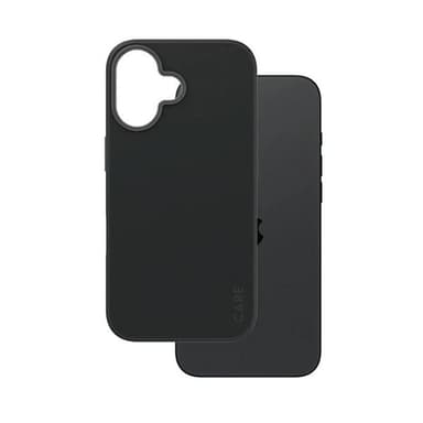 CARE by PanzerGlass Back Cover with MagSafe iPhone 16:lle 6.1"" - Musta