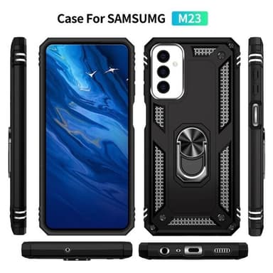 Tukeva takakansi telineellä mallille Samsung Galaxy M23